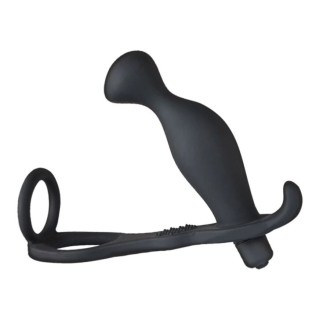 Эрекционное кольцо с вибро массажером простаты XESE PM-07