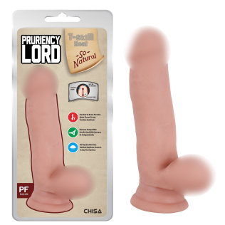 Фалос на присоску реалістичний бежевий CHISA Pruriency Lord Flesh