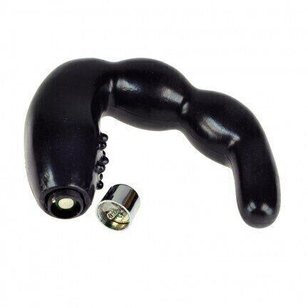 Вибромассажер простаты чёрный Anal Stimulator for Duble pleasure YUE-PRM020 - 2