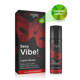 Возбуждающий гель (Жидкий вибратор) согревающий эффект Orgie SEXY VIBE 15 мл