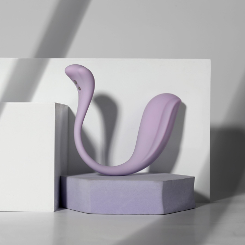 Інтерактивне віброяйце вагінальне та для точки G рожевого кольору Svakom Phoenix Neo 2 Pastel Lilac - 9