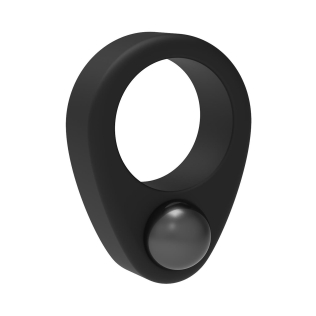 Эрекционное кольцо на член с утяжелителем черное Dreamtoys RAMROD 