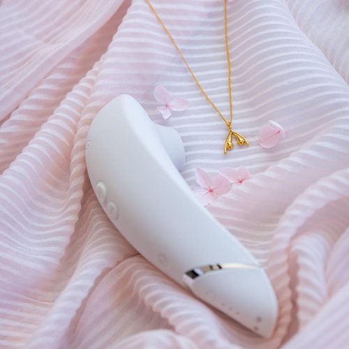 Вакуумный бесконтактный вибратор для клитора Серый Womanizer Premium 2 - 19