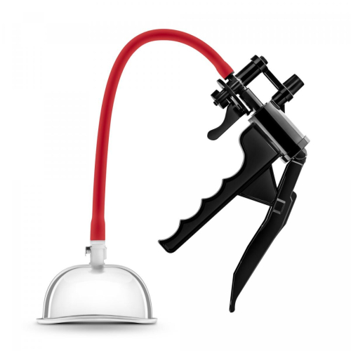 Вакуумна помпа для вульви механічна прозора Blush Temptasia Advanced Pussy Pump System - 1