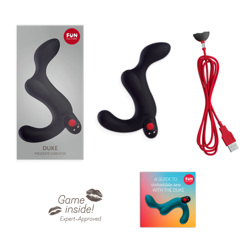 Масажер простати з вібрацією Duke Fun Factory чорний - 6
