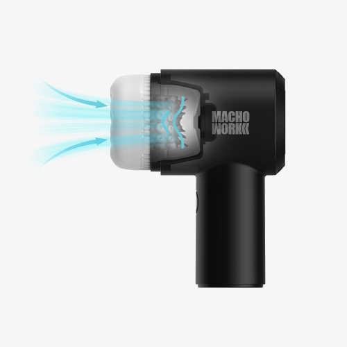 Автоматична вакуумна помпа для члена чорного кольору Otouch MACHO WORK 2 - 4