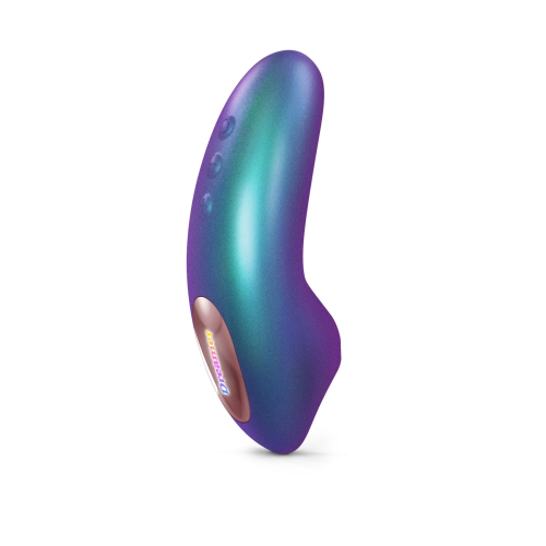 Вакуумный клиторальный стимулятор с пультом управления бирюзового цвета Love To Love Dreamer - 1