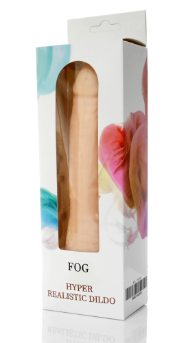 Гнучкий і м'який фалоімітатор реалістик на присоску тілесний BOSS Cyberskin FOG - 6