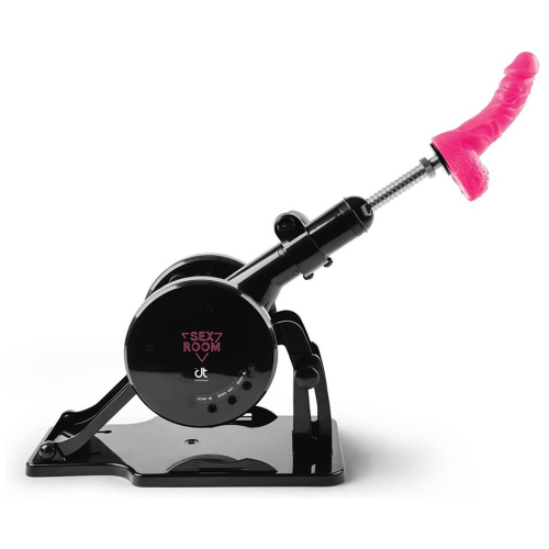 Секс машина з насадками та пультом дистанційного керування чорна Dreamtoys Sex Room Sex Machine - 4