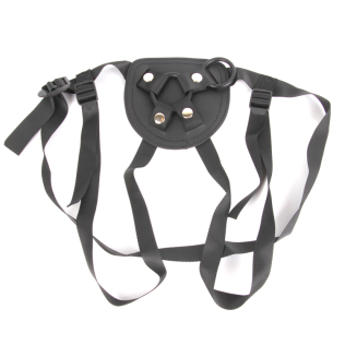 Трусики для страпона цвет чёрный PVC Notabu