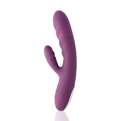 Вибратор с отростком для клитора фиолетового цвета Svakom Avery Lilac - 1