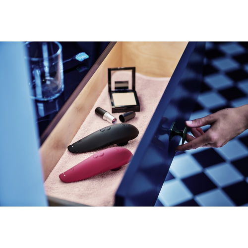 Вакуумный бесконтактный клиторальный стимулятор черный Womanizer Classic 2 - 18