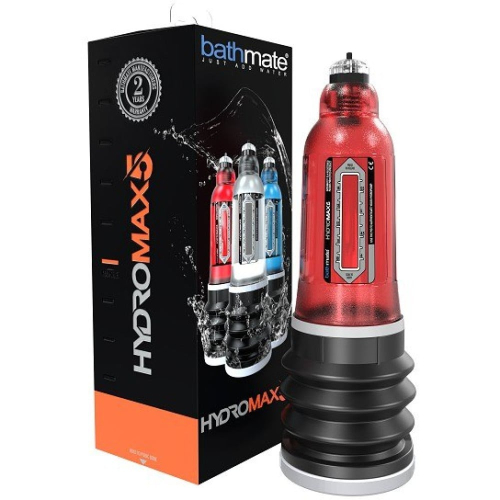 Гідромп для збільшення члена чорно червона Bathmate Hydromax 5 - 1