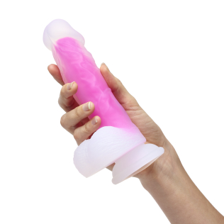 Фалоімітатор 15,2 / 4 см на присоску рожевого кольору Glorious So Divine