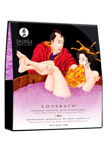 Гель для ванни Shunga LOVEBATH-Sensual Lotus-чуттєвий лотос (650 гр) з ефектом зволоження Шунга - 1