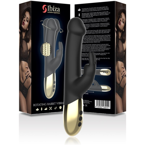 Анальная вибропробка из силикона с пультом ДУ Ibiza Remote Control Anal Plug Medium черного цвета - 3