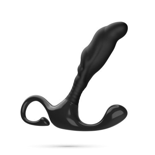 Массажер простаты силиконовый черного цвета Crushious - 1