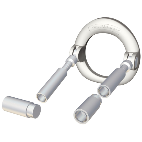 Екстендер ремінцевий для збільшення статевого члена PeniMaster Chrome - 6