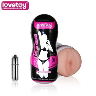 Мастурбатор вагина с вибрацией Lovetoy SEX IN A CAN