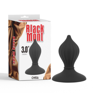 Анальная пробка на присоске черного цвета Chisa Mont Anal Control Plug