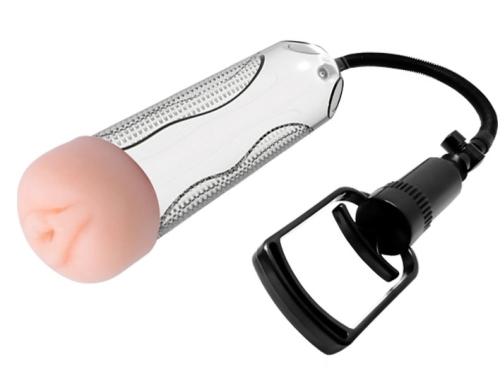 Автоматична вакуумна помпа для збільшення пеніса прозорого кольору LYBAILE BAILE Penis Enlargement System - 4