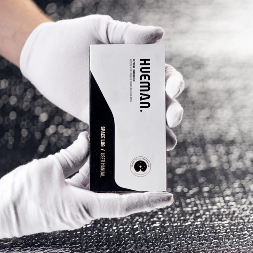 Вибромассажёр простаты с пультом ДУ фиолетового цвета Hueman - 9