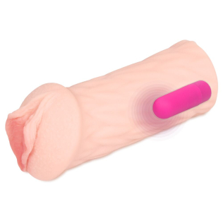 Мастурбатор Вагина с вибрацией телесного цвета Kokos Elegance 005 Vibe