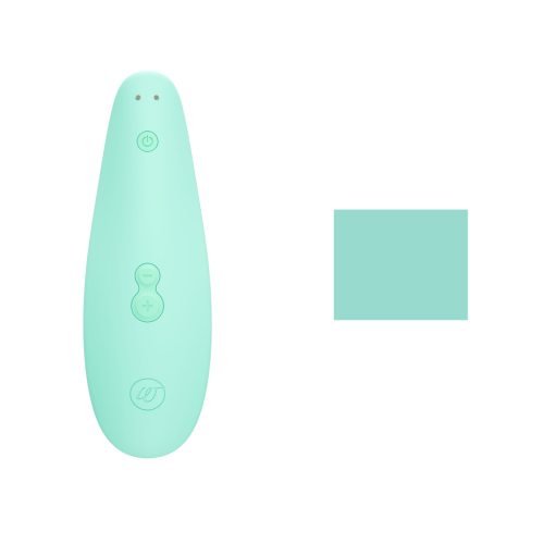 Вакуумний кліторальний стимулятор зеленого кольору Womanizer Marilyn Monroe - 3