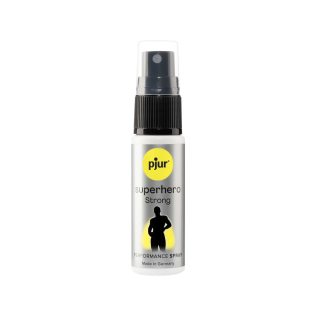 Пролонгирующий спрей для мужчин pjur Superhero Strong Spray 20 ml понижает чувствительность