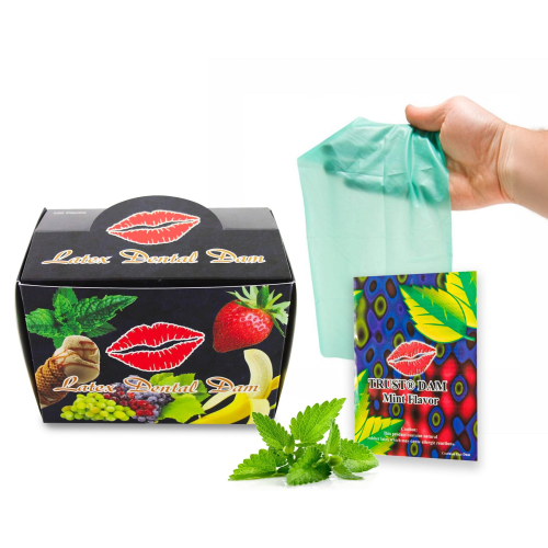 Набор латексных салфеток Satin Dams Assorted 100 шт - 1