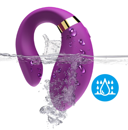 Вибромассажер для пар с пультом ДУ фиолетового цвета BOSS of TOYS Boss Series Couple Vibrator - 6