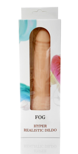 Гнучкий і м'який фалоімітатор реалістик на присоску тілесний BOSS Cyberskin FOG - 7