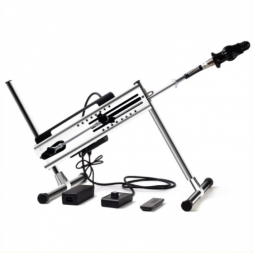 Секс машина преміум класу з пультом ДК сріблястого кольору Bdsm4u - 1