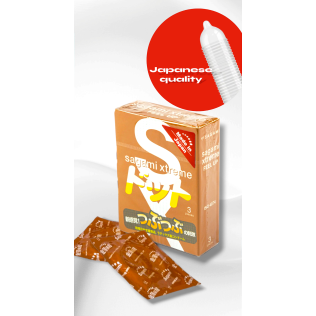 Презервативы латексные прозрачные Sagami 3шт