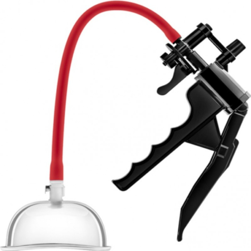 Вакуумна вагінальна помпа з ручним керуванням прозорого кольору Bdsm4u - 2