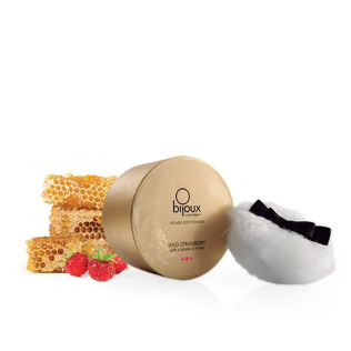 Мерцающая пудра для тела Sunset Glow Delicatessen со вкусом земляники и меда Bijoux Cosmetiques 45гр