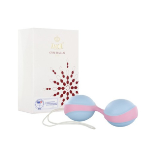 Вагинальные шарики Amor розово-голубые