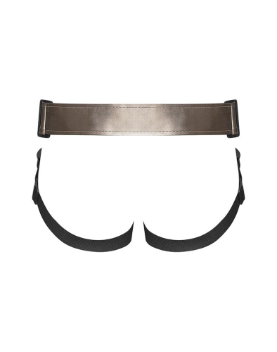 Трусы для страпона черныеStrap-On-Me Leatherette HARNESS CURIOUS - 4