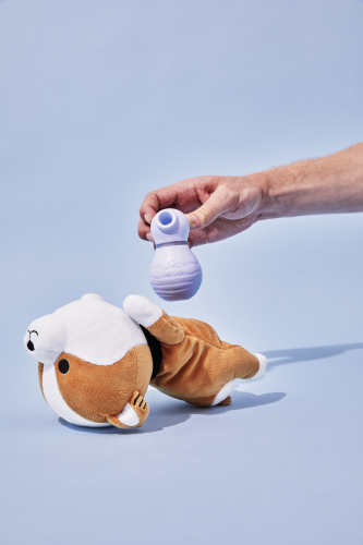 Вакуумный стимулятор для клитора TOYS+ кейс-песик шиба-ина Friday Bae - 4