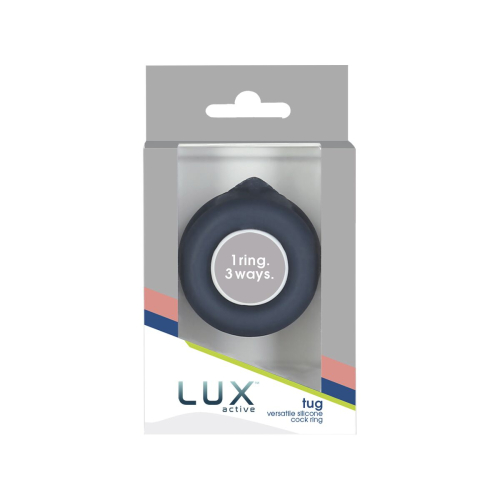 Двойное эрекционное кольцо LUX Active Tug Versatile Silicone Cock Ring - 8