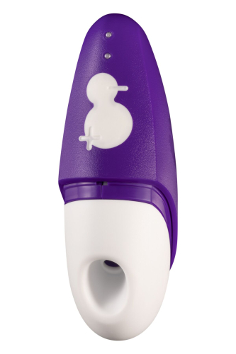 Вакуумный клиторальный стимулятор фиолетового цвета Romp Free - 1
