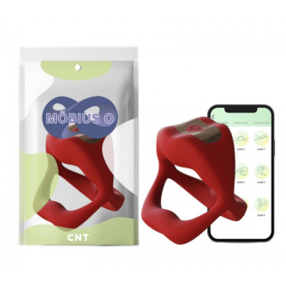 Эрекционное кольцо в виде губ с вибрацией Hot Kiss Power Ring красный