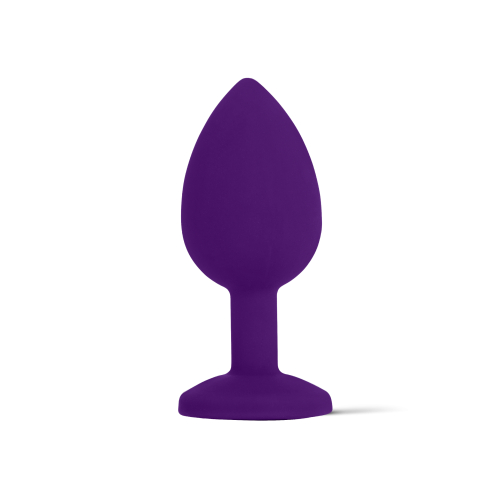 Анальная пробка со сьемными кристаллами Bootylicious размер M So Divine - 3