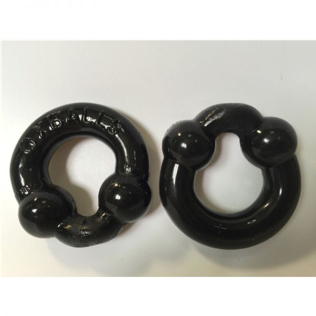 Эрекционное кольцо на член Thruster черное 1 шт