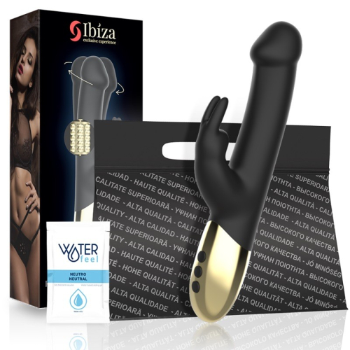Анальная вибропробка из силикона с пультом ДУ Ibiza Remote Control Anal Plug Medium черного цвета - 1
