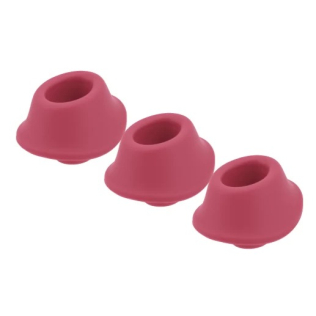 Сменные насадки для Premium Heads красного цвета Womanizer размер M 3 штуки