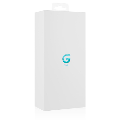 Скляний дилдо з вигинами і малюнком Gildo Glass Dildo No. 3 - 8