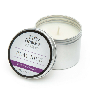 Массажная ароматическая свеча с ароматом ванили Fifty Shades of Gray Play Nice Vanilla Candle 90 г