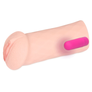 Мастурбатор Вагина с вибрацией телесного цвета Kokos Elegance 007 Vibe
