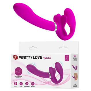 Вібрострапон без ременя фіолетовий Pretty Love Valerie